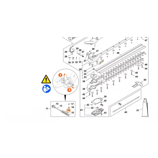 STIHL  Sprężyna talerzowa 15x8,2x0,8 9486 648 1012